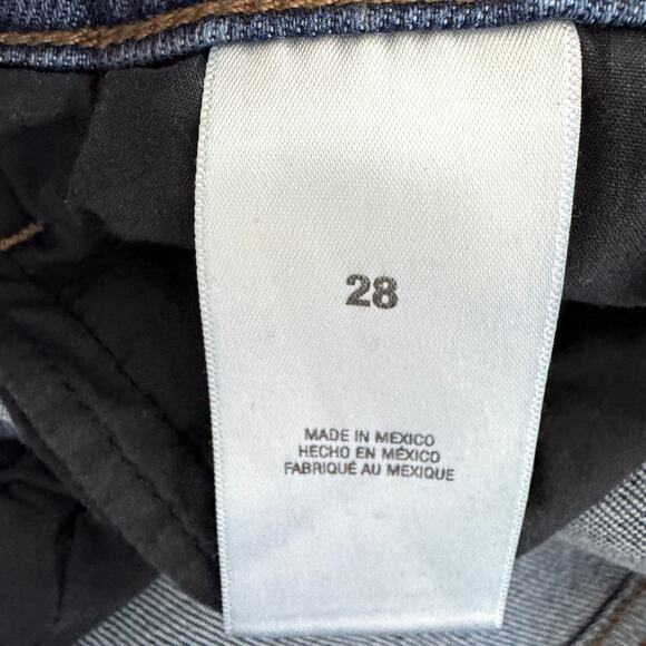 Favorite Daughter Womens Valentina High Rise Denim Jeans Sz 28 Split Cuff Blue - Picture 6 of 9
